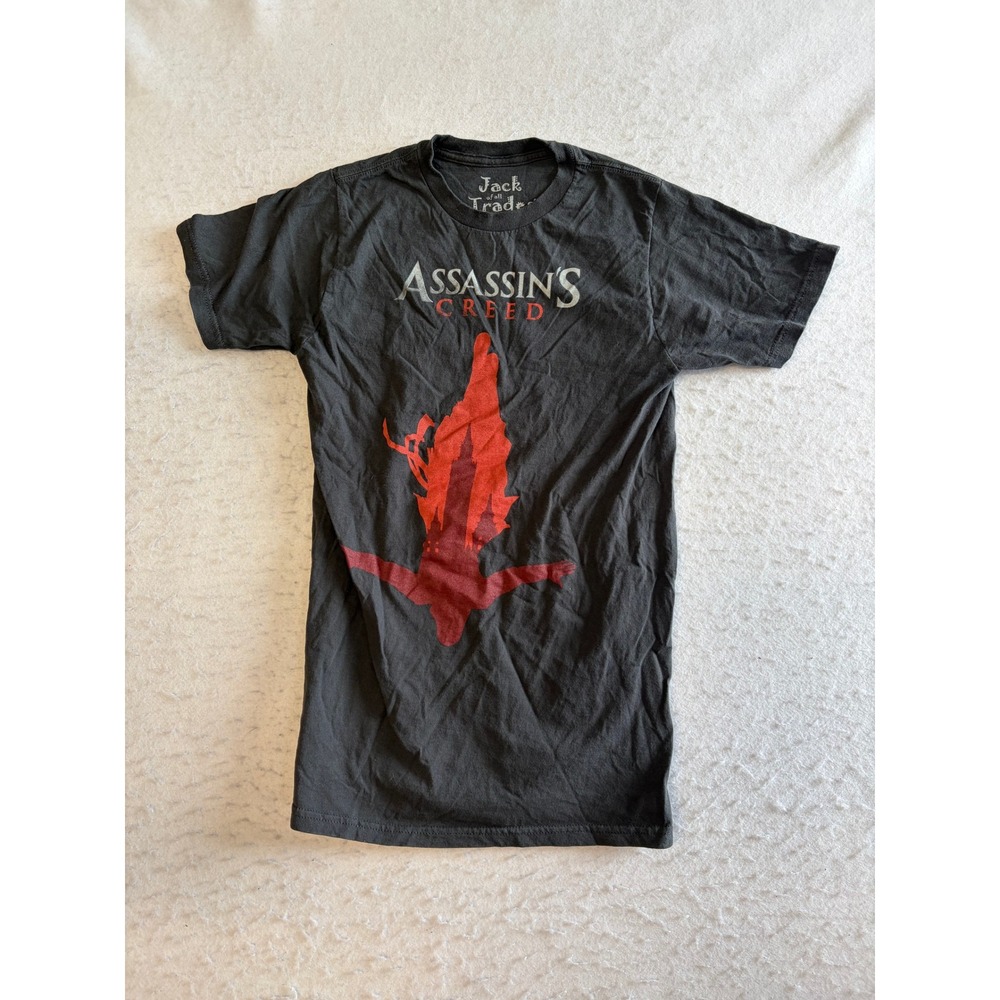 Jack of all Trades Assassin's Creed Graphic T-Shirt Small Black Short Sleeve